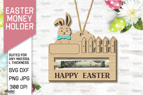 Easter Money Holder SVG Bundle. Money Holder Laser Cut SVG Evgenyia Guschina 