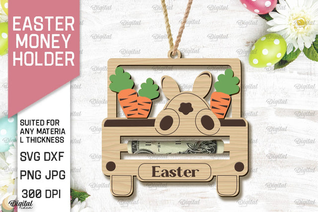 Easter Money Holder SVG. Money Holder Laser Cut SVG Evgenyia Guschina 