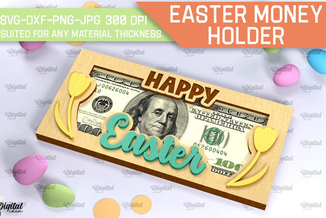Easter Money Holder SVG. Money Holder Laser Cut SVG Evgenyia Guschina 