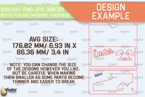 Easter Money Holders SVG Bundle. Money Holders Laser Cut SVG Evgenyia Guschina 