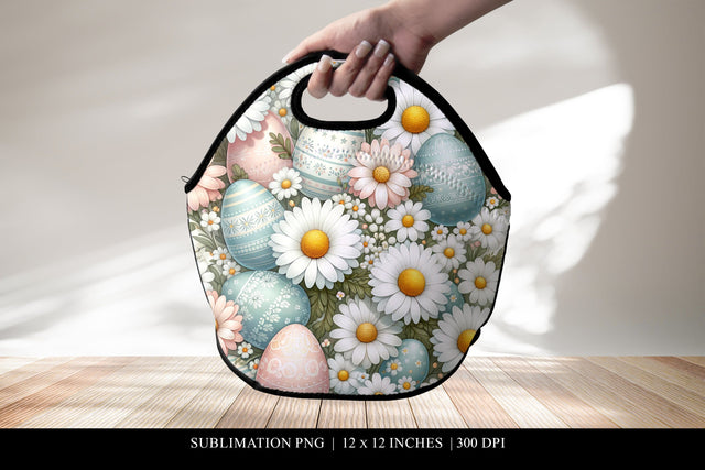 Easter Neoprene Lunch Bag Design, Sublimation PNG Sublimation BijouBay 