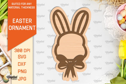 Easter Ornaments SVG Bundle. Easter Decorations Laser Cut SVG Evgenyia Guschina 