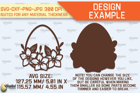 Easter Ornaments SVG Bundle. Easter Decorations Laser Cut SVG Evgenyia Guschina 