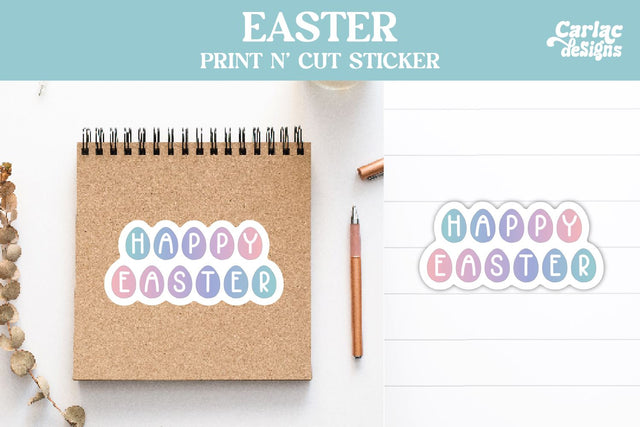 Easter Packaging Sticker Sublimation Carla C Designs 
