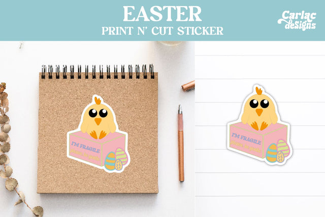 Easter Packaging Sticker Sublimation Carla C Designs 