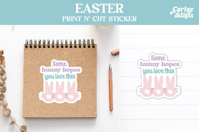 Easter Packaging Sticker Sublimation Carla C Designs 