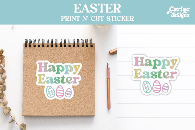 Easter Packaging Sticker Sublimation Carla C Designs 