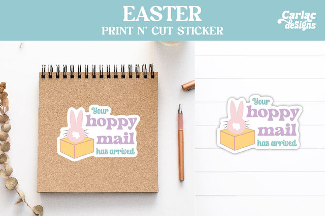 Easter Packaging Sticker Sublimation Carla C Designs 