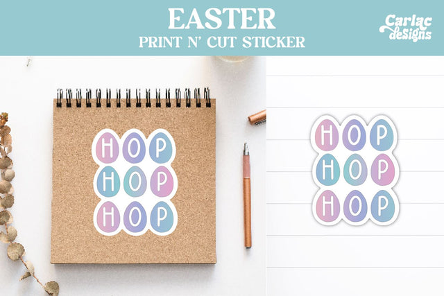 Easter Packaging Sticker Sublimation Carla C Designs 