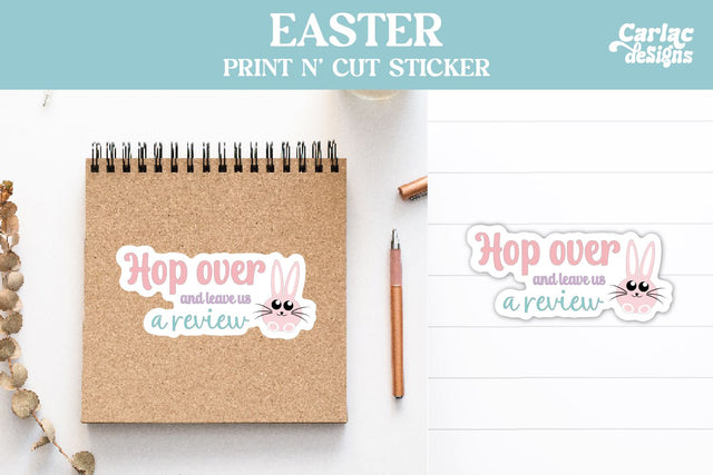 Easter Packaging Sticker Sublimation Carla C Designs 