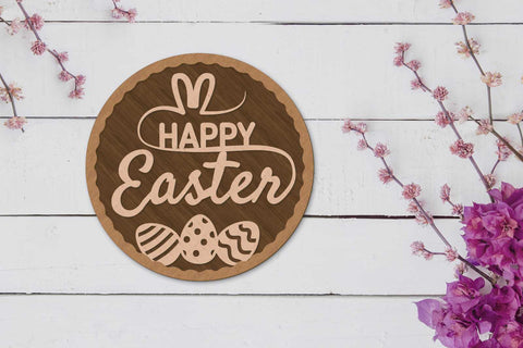 Easter Panels Set, Layered Decorative Templates, Laser Cut Files, Wood Cut and Paper Cut SVG LaserCutano 