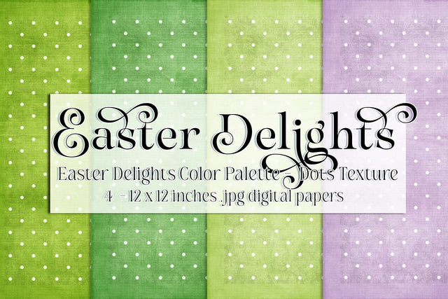 Easter Paper | Easter Scrapbook Paper | Digital Scrapbook Paper | Grunge | Easter Polka Dot | Easter Colors | Spring Scrapbook | Tiny Dots 1 Digital Pattern Designing with Marlo 