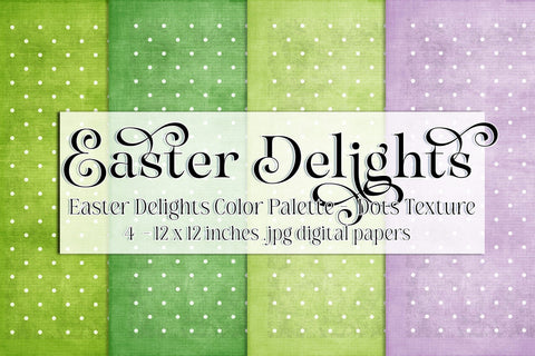 Easter Paper | Easter Scrapbook Paper | Digital Scrapbook Paper | Grunge | Easter Polka Dot | Easter Colors | Spring Scrapbook | Tiny Dots 1 Digital Pattern Designing with Marlo 