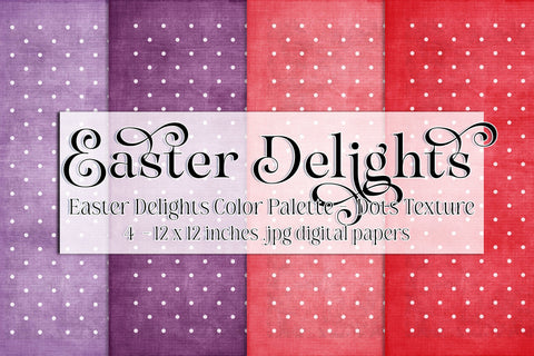 Easter Paper | Easter Scrapbook Paper | Digital Scrapbook Paper | Grunge | Easter Polka Dot | Easter Colors | Spring Scrapbook | Tiny Dots 2 Digital Pattern Designing with Marlo 