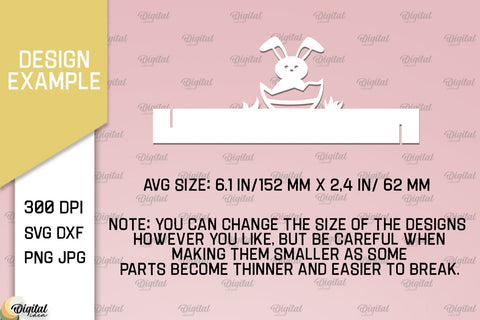 Easter Paper Egg Holders Paper Cut Bundle 3D Paper Evgenyia Guschina 