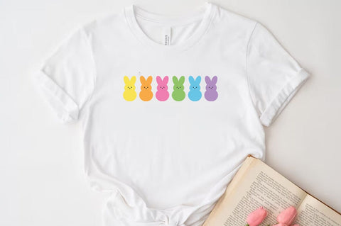Easter Peeps Easter Bunny Svg, Easter Bunny Svg Sublimation T-shirt Design SVG FiveStarCrafting 