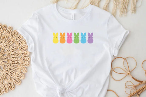 Easter Peeps Easter Bunny Svg, Easter Bunny Svg Sublimation T-shirt Design SVG FiveStarCrafting 