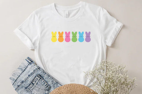 Easter Peeps Easter Bunny Svg, Easter Bunny Svg Sublimation T-shirt Design SVG FiveStarCrafting 