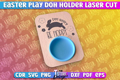 Easter Play Doh Holder Design | Easter Design | CNC File SVG The T Store Design 