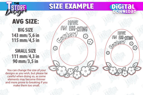 Easter Play Dough Gift Card | Creative Play Dough Greeting Card | Personalized Artwork Card | CNC File SVG The T Store Design 