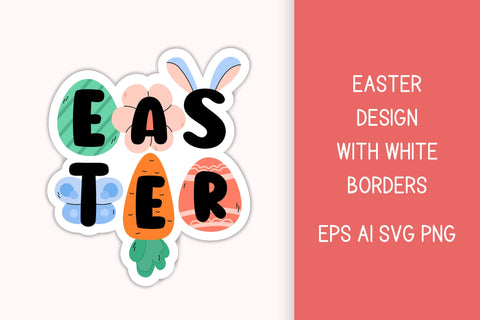 Easter PNG Sublimation | Colorful Easter Vector Print Sublimation AnnaViolet_store 