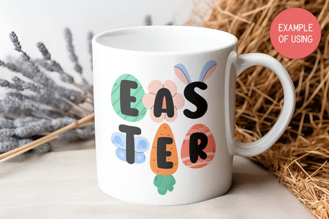 Easter PNG Sublimation | Colorful Easter Vector Print Sublimation AnnaViolet_store 