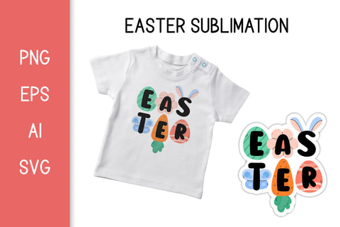 Easter PNG Sublimation | Colorful Easter Vector Print Sublimation AnnaViolet_store 