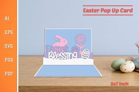 Easter Pop-up Card - Paper Cut SVG 2 SVG Slim Studio 
