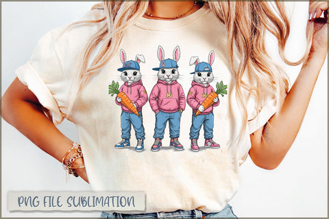 Easter Rabbit Hip Hop Bunny Sublimation Sublimation Shetara Begum 
