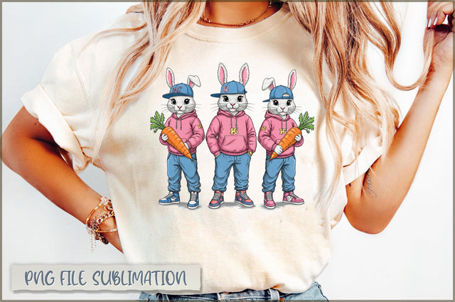Easter Rabbit Hip Hop Bunny Sublimation Sublimation Shetara Begum 