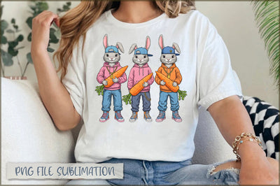 Easter Rabbit Hip Hop Bunny Sublimation Sublimation Shetara Begum 