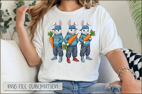 Easter Rabbit Hip Hop Bunny Sublimation Sublimation Shetara Begum 