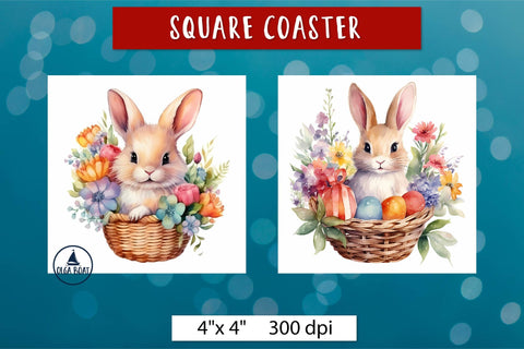 Easter rabbit png | Easter sublimation designs Sublimation Olga Boat Design 