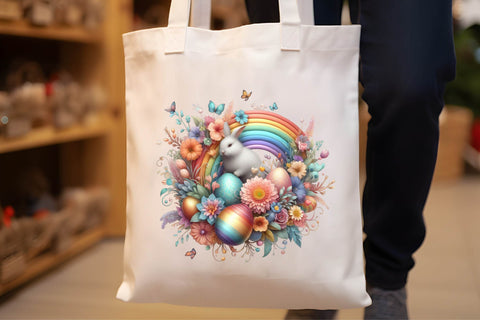 Easter Rainbows Clipart Sublimation Rupkotha 