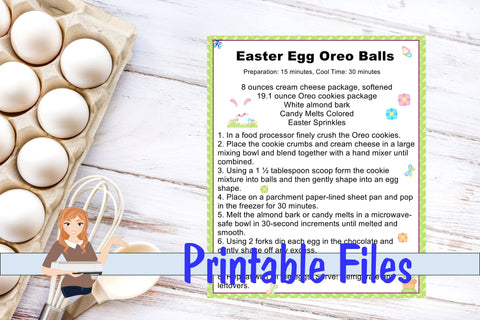 Easter Recipe Cards 3D Paper Family Creations 