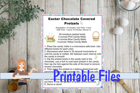 Easter Recipe Cards 3D Paper Family Creations 