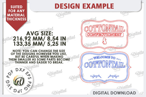 Easter Retro Sign Laser Cut. Easter Home Decor SVG SVG Evgenyia Guschina 