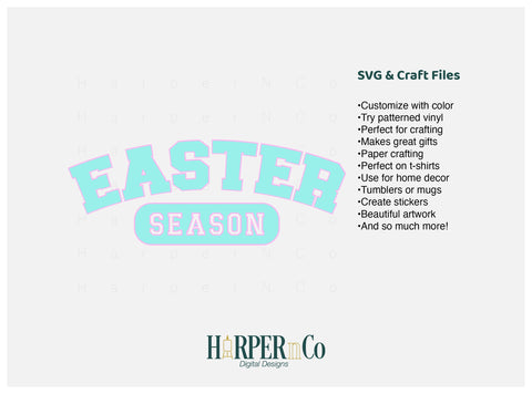 Easter Season Laser SVG EPS Cut File SVG HarperNCo 