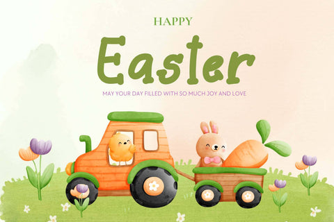 Easter Smile Font Prasetya Letter 