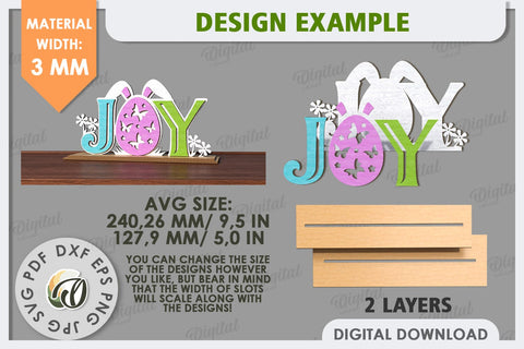 Easter Stand Laser Cut. 3D Easter Decor. Spring Decor SVG SVG Evgenyia Guschina 