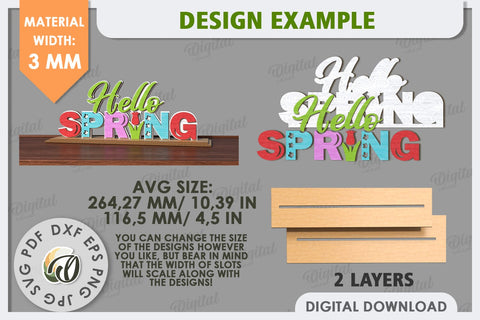 Easter Stand Laser Cut. 3D Easter Decor. Spring Decor SVG SVG Evgenyia Guschina 