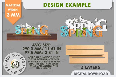 Easter Stand Laser Cut. 3D Easter Decor. Spring Decor SVG SVG Evgenyia Guschina 