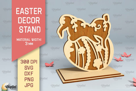 Easter Stand SVG Bundle. Easter Decor Laser Cut SVG Evgenyia Guschina 