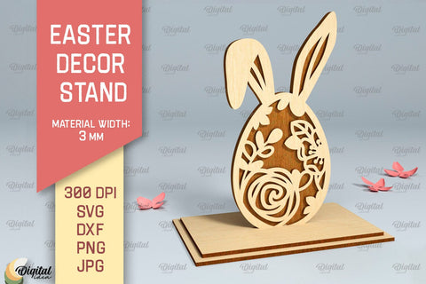 Easter Stand SVG Bundle. Easter Decor Laser Cut SVG Evgenyia Guschina 