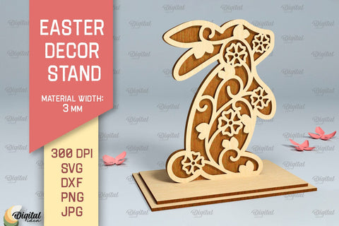 Easter Stand SVG Bundle. Easter Decor Laser Cut SVG Evgenyia Guschina 