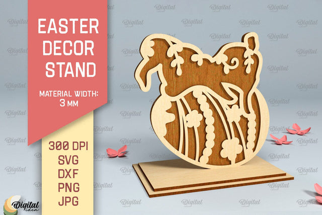 Easter Stand SVG. Easter Decor Laser Cut. Easter Egg SVG SVG Evgenyia Guschina 