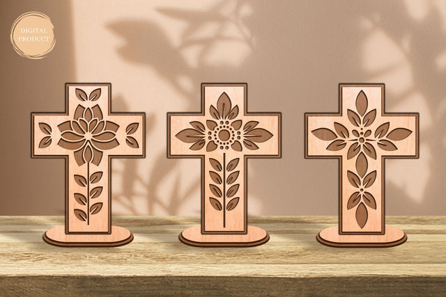 Easter Standing Cross Bundle SVG SvgOcean 