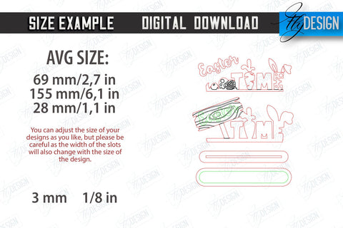 Easter Stands Bundle | Easter Bunny | Home Décor | Easter Signs | Easter Décor | CNC Files SVG Fly Design 