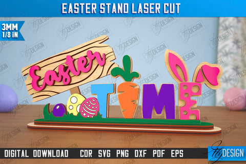 Easter Stands Bundle | Easter Bunny | Home Décor | Easter Signs | Easter Décor | CNC Files SVG Fly Design 
