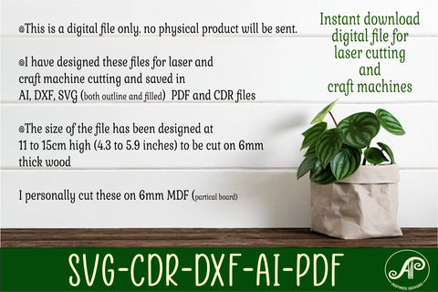 Easter stands, laser cut file, 6 Easter bunny and egg design SVG APInspireddesigns 